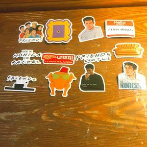 Cool FRIENDS stickers 12 pack
